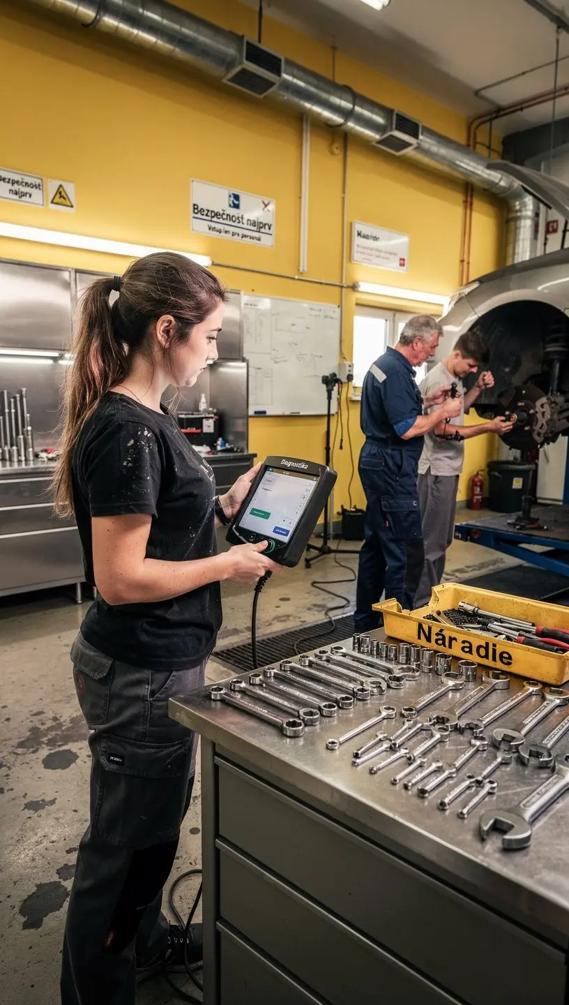 Automechanická dielňa so špecializáciou na rýchlu opravu podvozku po zimnej sezóne.